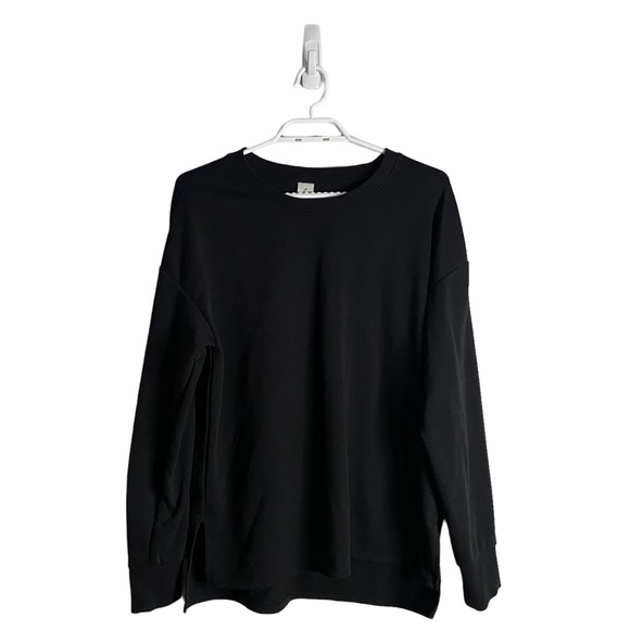 Head Tops - Head Women's Black Crewneck Performance Wear Sweatshirt